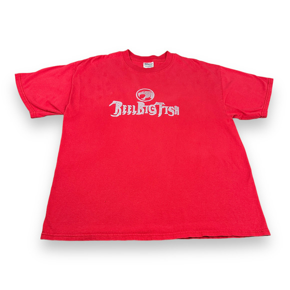 Vintage Reel Big Fish Shirt Adult EXTRA LARGE Red Thundercats Logo 90s Ska Band - Picture 1 of 6